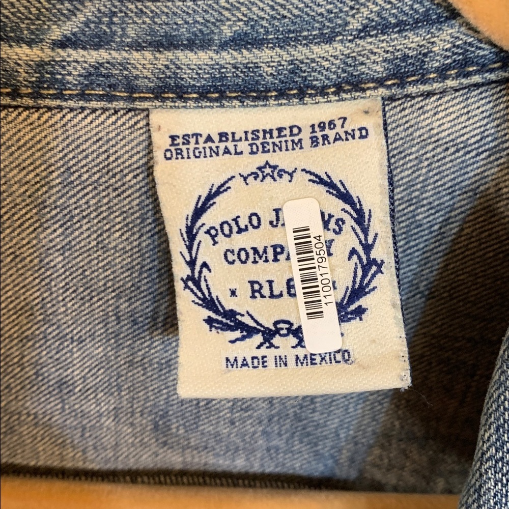 Polo Ralph Lauren Classic Blue Jean Jacket - Picture 2 of 5